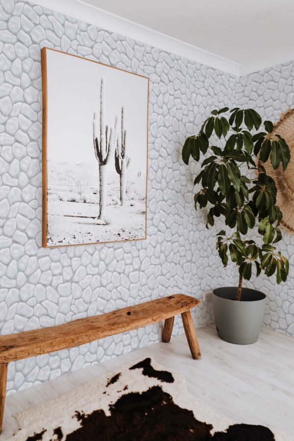 Stone Chic Fancy Walls Wallpaper for Walls