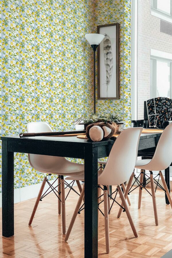 Lemon Harmony Fancy Walls Removable Wallpaper