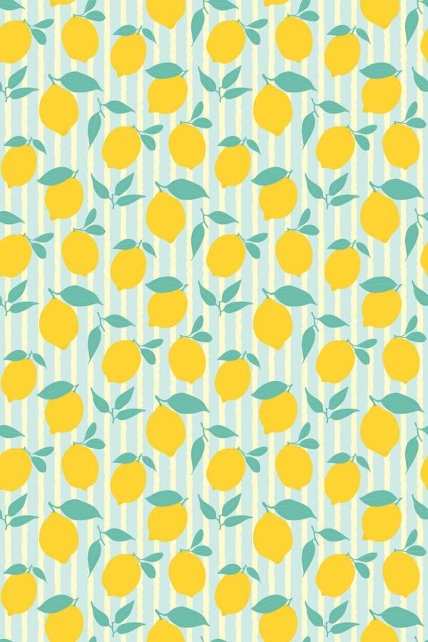 Lemon Chic Fancy Walls Wallpaper for Walls