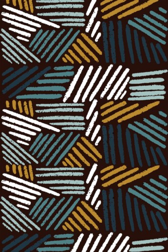 Vibrant Handdrawn Strokes Fancy Walls Wallpaper