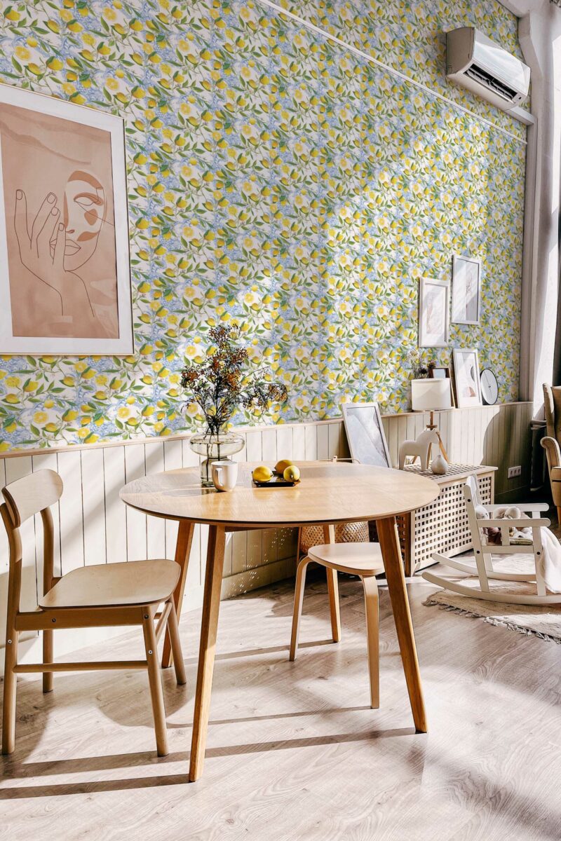 Citrus Burst Fancy Walls Wallpaper for Walls
