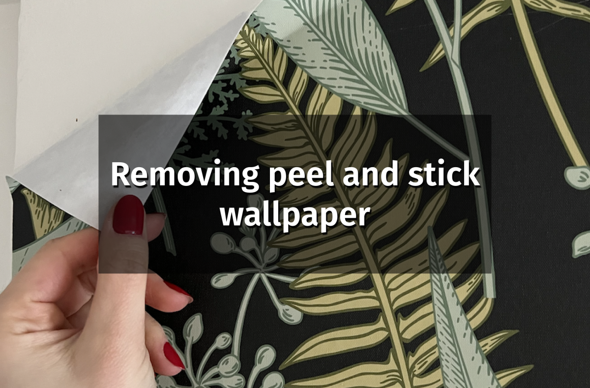 Removing peel and stick wallpaper blog