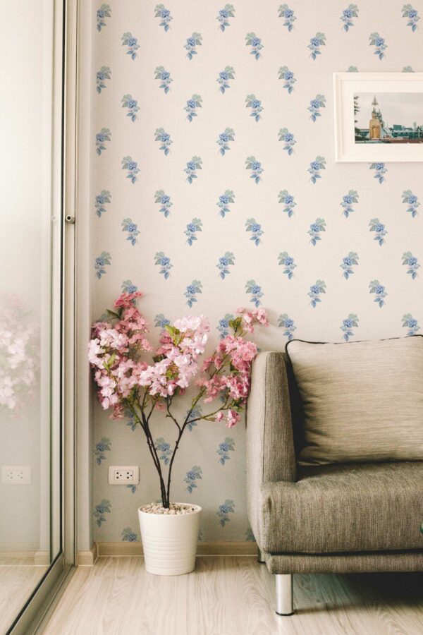 Whispering Petals Fancy Walls Wallpaper for Walls