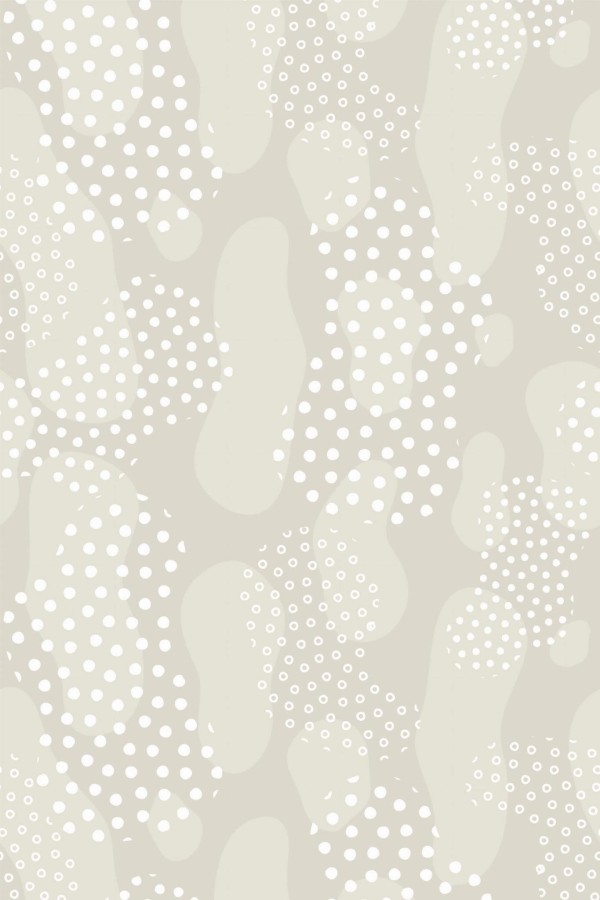 Pattern repeat of Abstract dotted removable wallpaper design