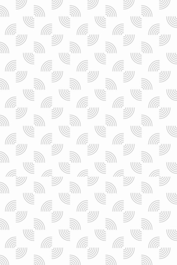 Pattern repeat of Abstract geometric semi-circle removable wallpaper design