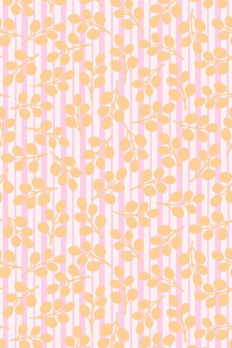 Pattern repeat of Abstract leaf stripe removable wallpaper design