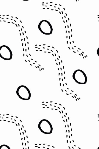 Pattern repeat of Abstract lines and circles removable wallpaper design