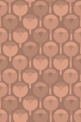 Fancy Walls Brown Floral peel and stick wallpaper
