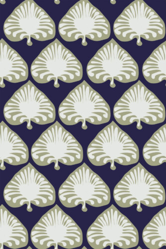 Pattern repeat of Abstract palm removable wallpaper design