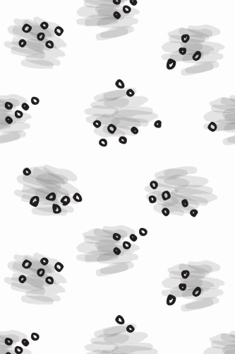 Pattern repeat of Abstract spotted removable wallpaper design