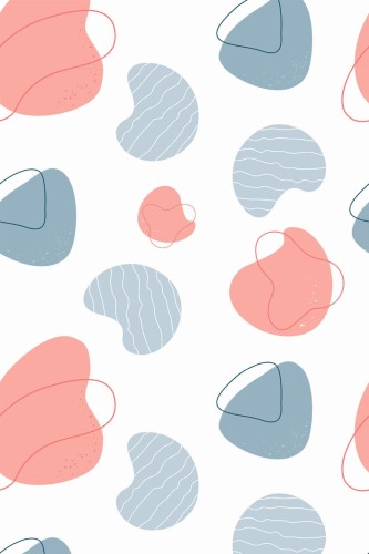 Pattern repeat of Aesthetic abstract removable wallpaper design