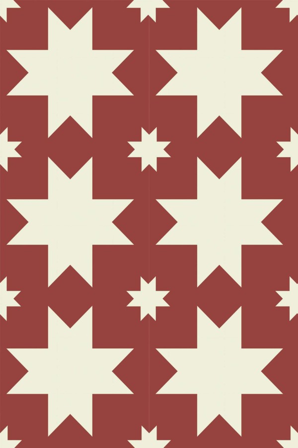 Pattern repeat of Aesthetic stars removable wallpaper design