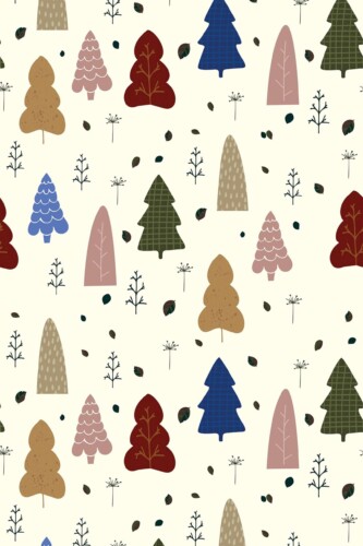 Removable wallpaper featuring yellow pine pattern from Fancy Walls
