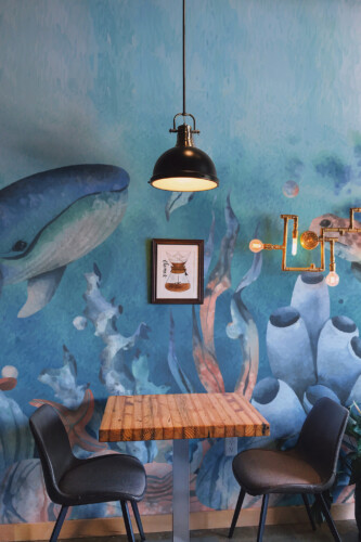 Fancy Walls deep sea creatures peel and stick wall murals