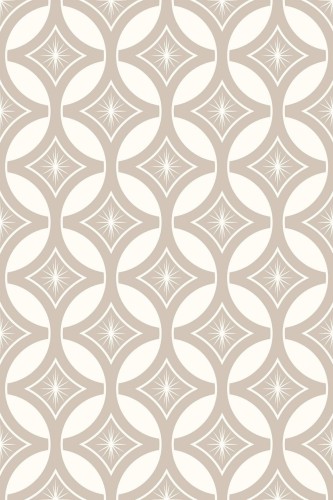 Pattern repeat of Art deco geometric circle pattern removable wallpaper design