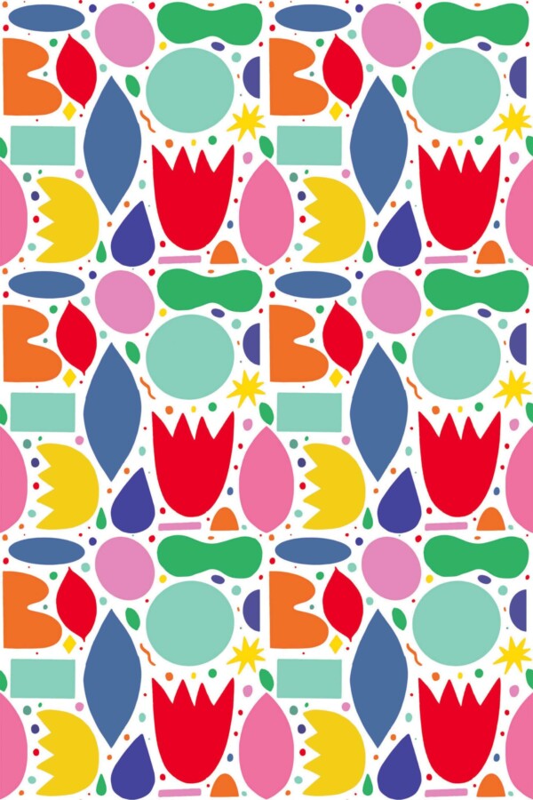 Fancy Walls DoodleBloom Peel and Stick Wallpaper