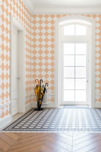 Eclectic Peachy Eclectic Classic Wallpaper for Walls by Fancy Walls