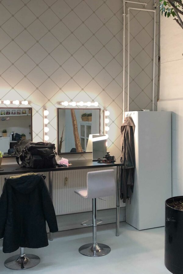 Geometric Hairdresser Hues removable wallpaper from Fancy Walls