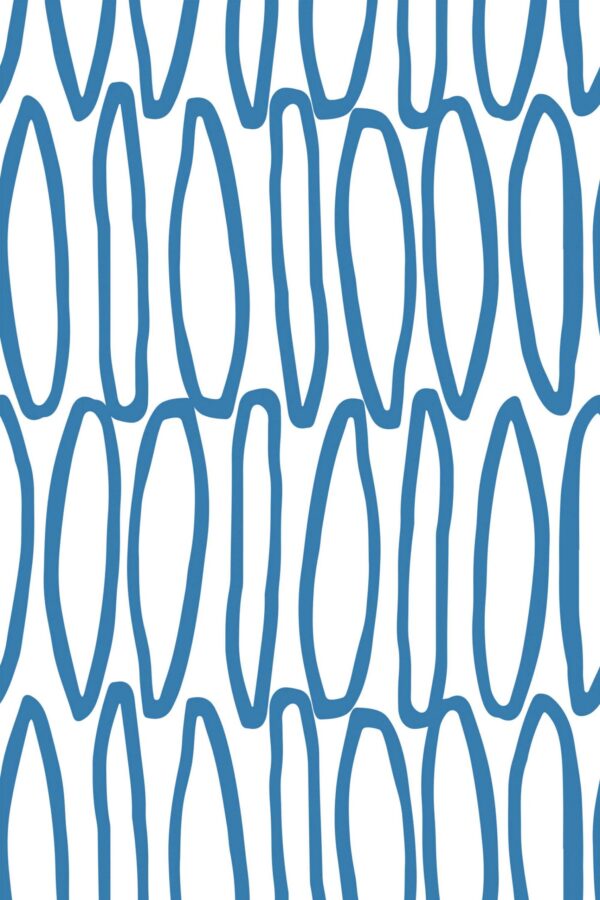 Traditional Tranquil Dentist Blue wallpaper by Fancy Walls