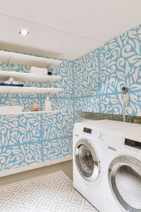 Sky Blue Simplicity self-adhesive by Fancy Walls