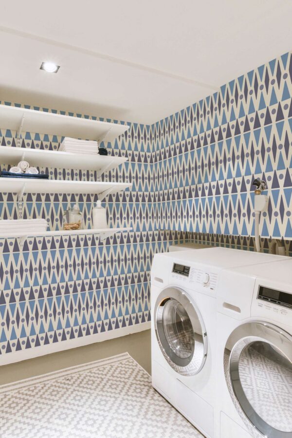Traditional Azure Patterns style by Fancy Walls