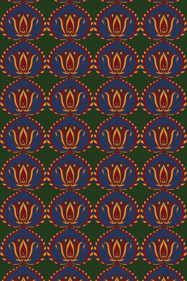 Lush Deco Lounge removable wallpaper by Fancy Walls