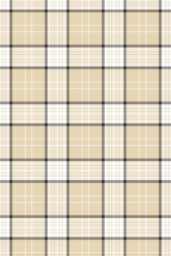 Pattern repeat of Beige plaid removable wallpaper design