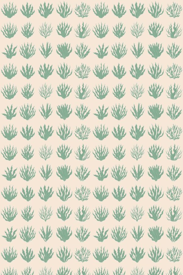 Neutral Biophilic Wallpaper