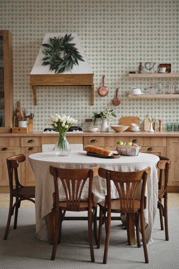 Neutral Biophilic Wallpaper