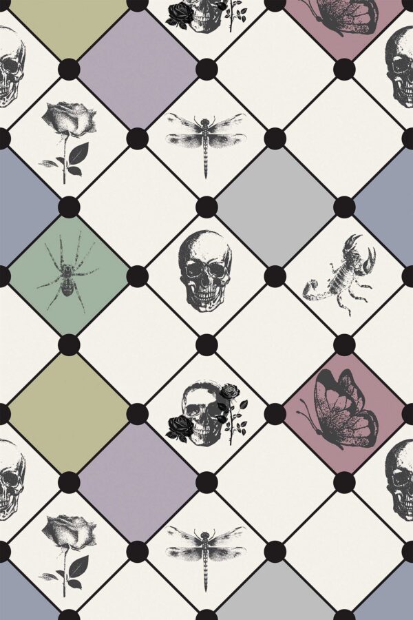 Gothic Tiles Wallpaper