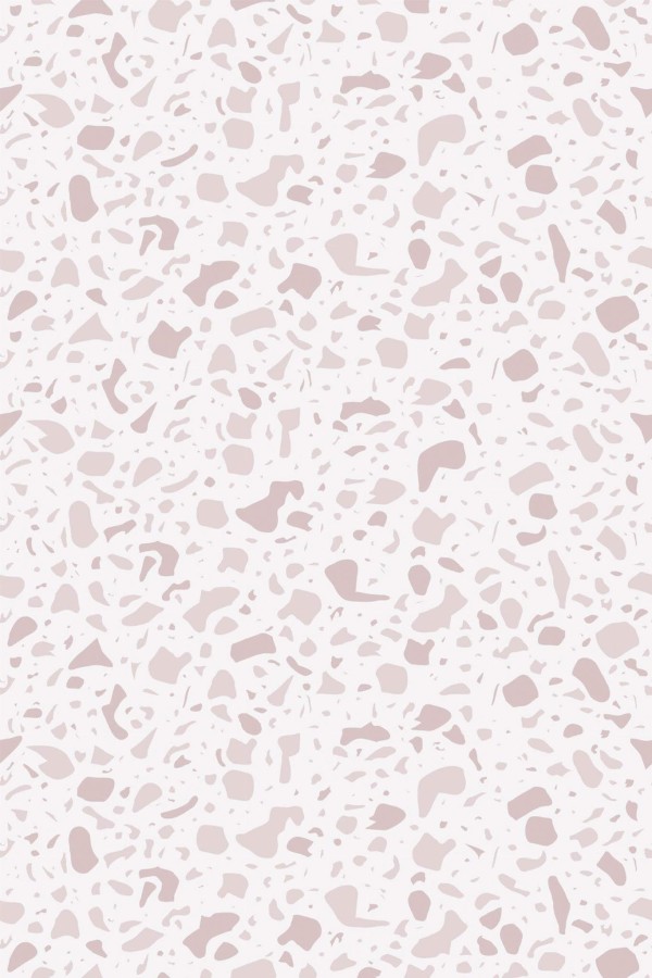Pattern repeat of Beige terrazzo removable wallpaper design