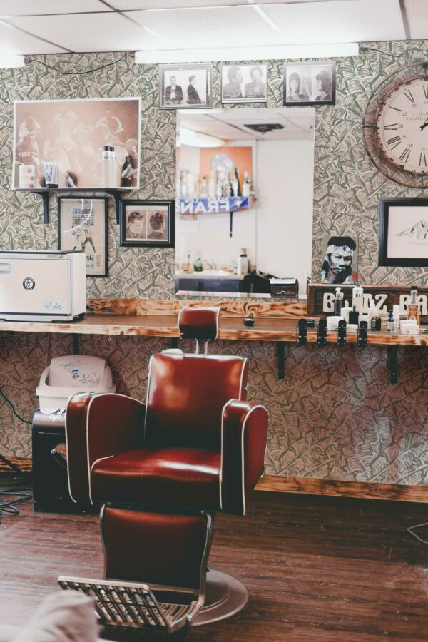 Leafy Elegance peel and stick wallpaper by Fancy Walls