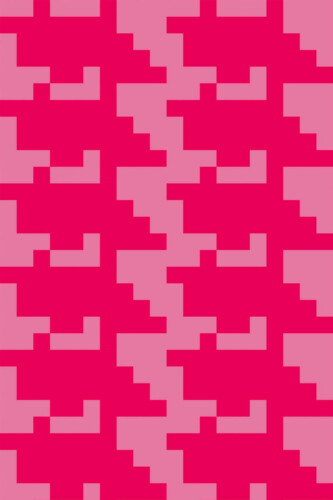 Pattern repeat of Big houndstooth removable wallpaper design