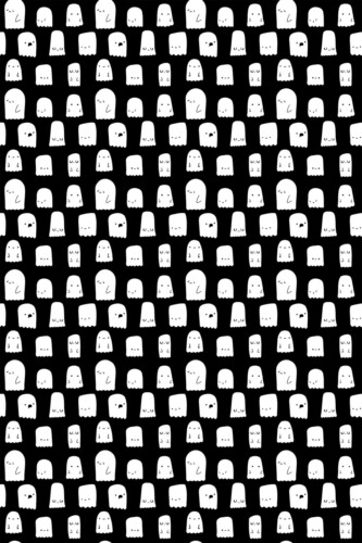 Black and white Halloween unpasted wallpaper by Fancy Walls