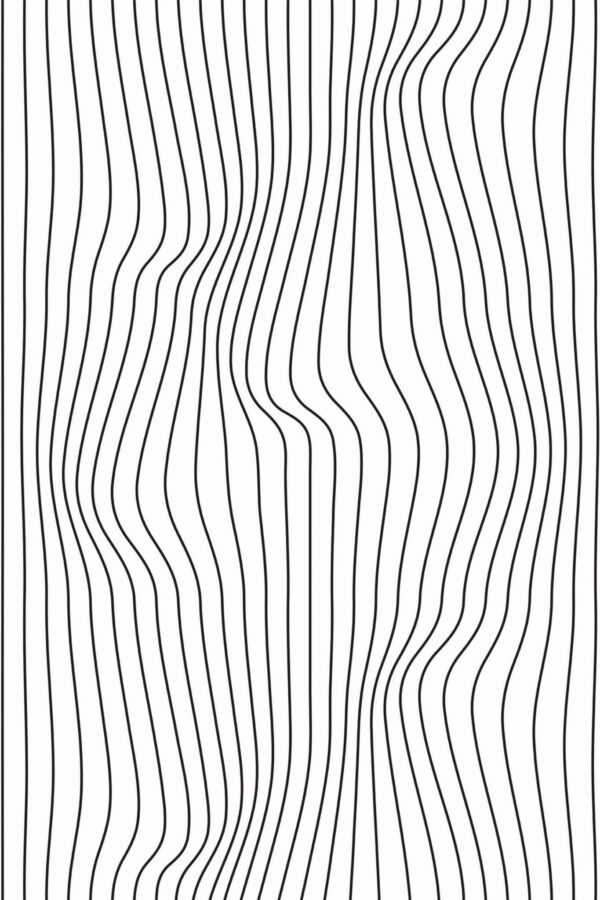 Pattern repeat of Black and white mesh lines removable wallpaper design