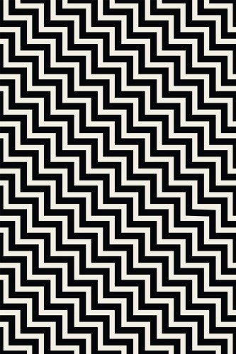 Pattern repeat of Black chevron removable wallpaper design