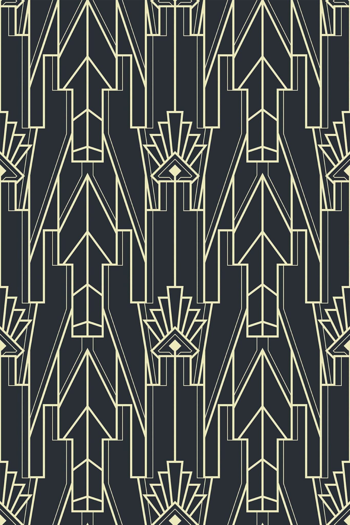1920 Art Deco Style Peel and Stick Wallpaper or NonPasted — free download