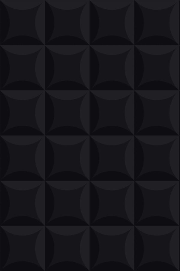 Pattern repeat of Black seamless geometric removable wallpaper design