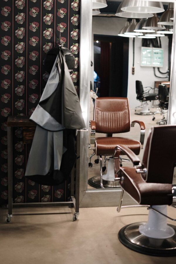 Black Gothic Stripes Wallpaper