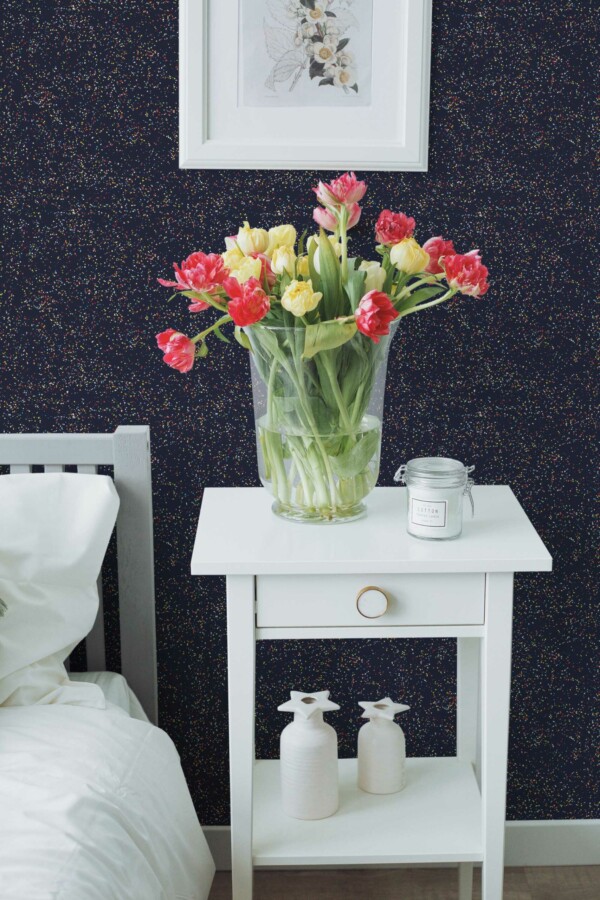 Black Square Charm Self-Adhesive Wallpaper by Fancy Walls