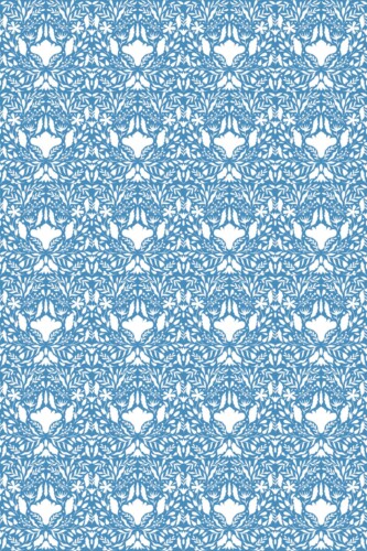 Fancy Walls Blue and white Damask wallpaper for Living room walls in Botanical style self-adhesive wallpaper.