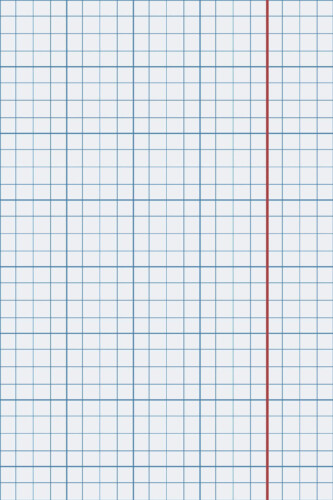 Pattern repeat of Blue and White Notebook Blend removable wallpaper design