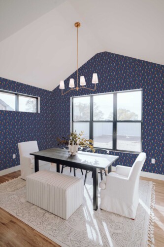 Blue Christmas removable wallpaper from Fancy Walls
