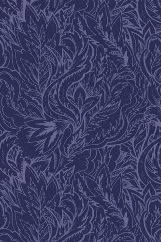Blue seamless floral peel and stick wallpaper by Fancy Walls