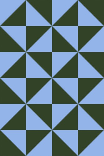 Fancy Walls Blue and Green Triangles self-adhesive wallpaper