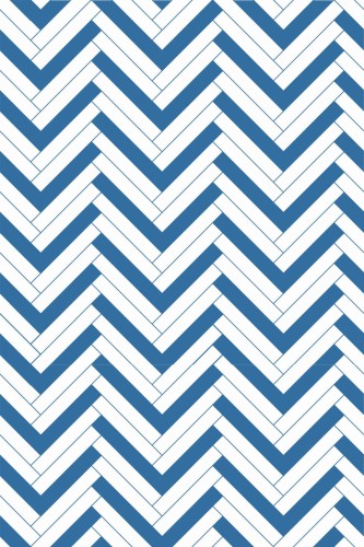 Pattern repeat of Blue herringbone removable wallpaper design