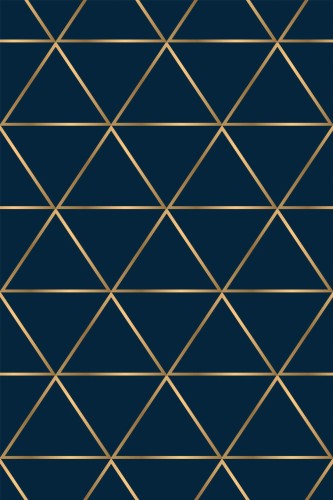 Pattern repeat of Blue luxury geometric removable wallpaper design