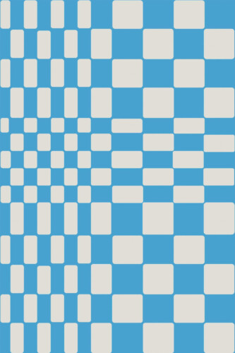 Pattern repeat of Blue Mirage removable wallpaper design
