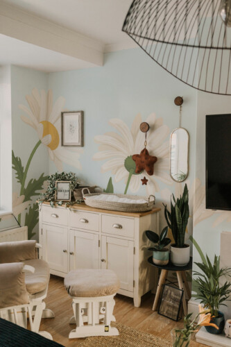 Sunny Daisies Wall Mural, removable wall mural from Fancy Walls