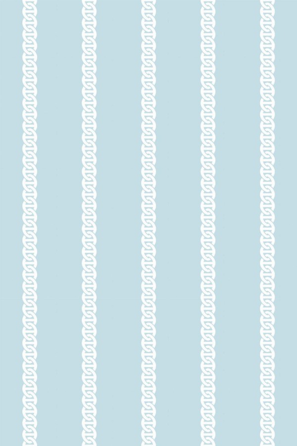 Pattern repeat of Blue striped removable wallpaper design